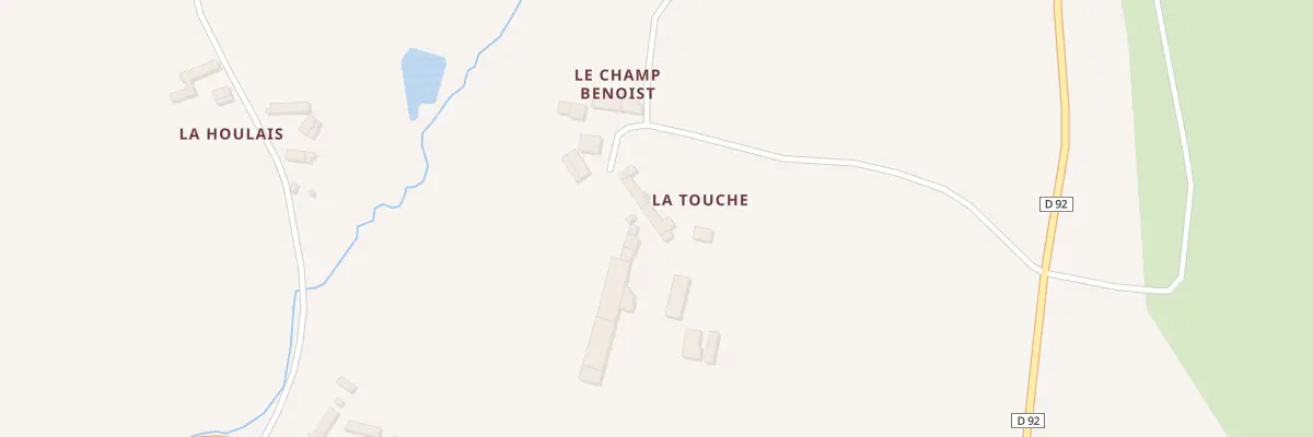 Plan du 5252 La Touche à Rimou