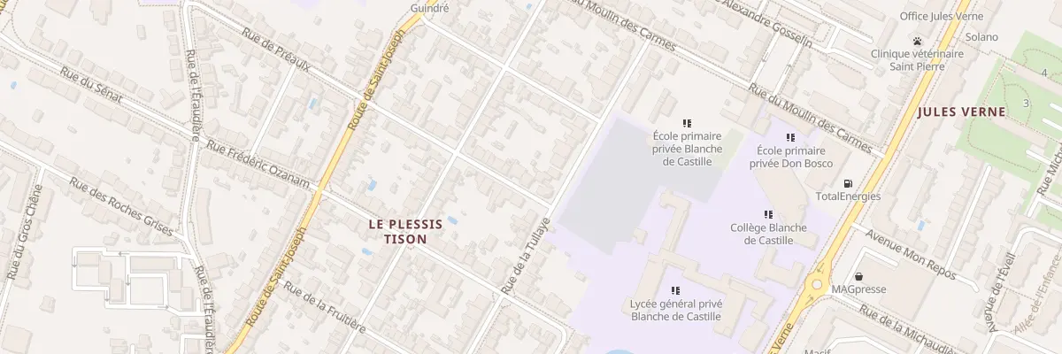 Plan du 4 Rue Amand Guindré à Nantes