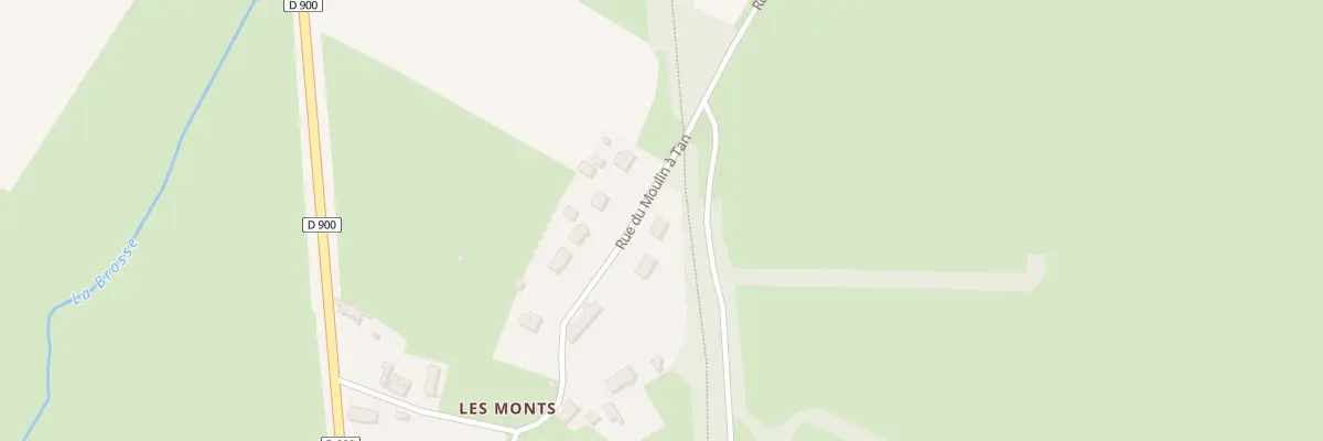 Plan du 9001 Les Monts La H D P à La Haye