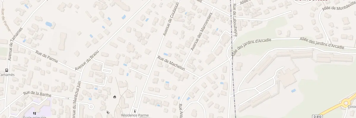 Plan du 3 Rue de Machelon à Biarritz