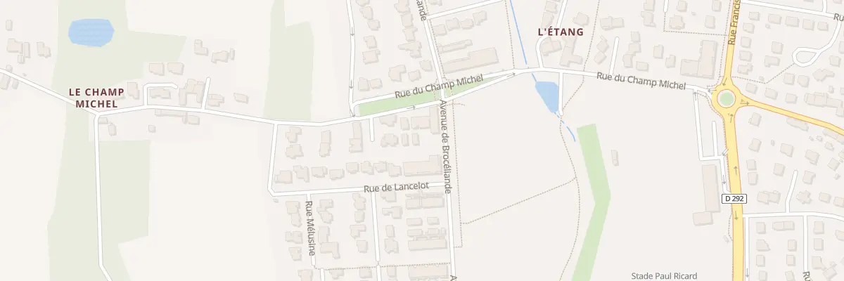 Plan du 21A Av de Brocéliande à Noyal-sur-Vilaine