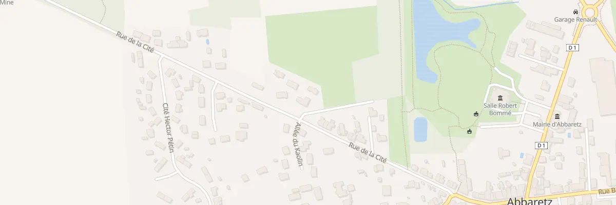 Plan du 28 Rue de la Cité à Abbaretz