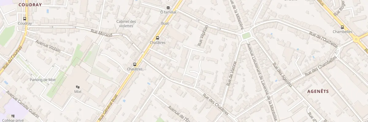 Plan du 106 Rue des Chalâtres à Nantes