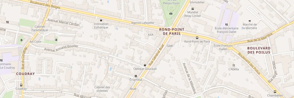 Plan du 14 Rue Gal Buat à Nantes