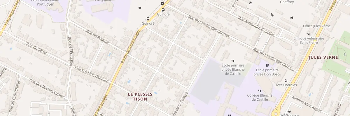 Plan du 15 Rue du Plessis Tison à Nantes