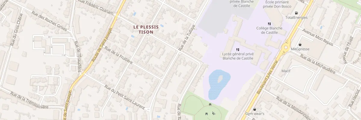Plan du 37 Rue de la Tullaye à Nantes