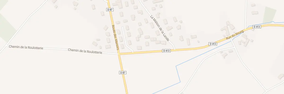 Plan du 11 Rue du Bourg au Mesnil-au-Val