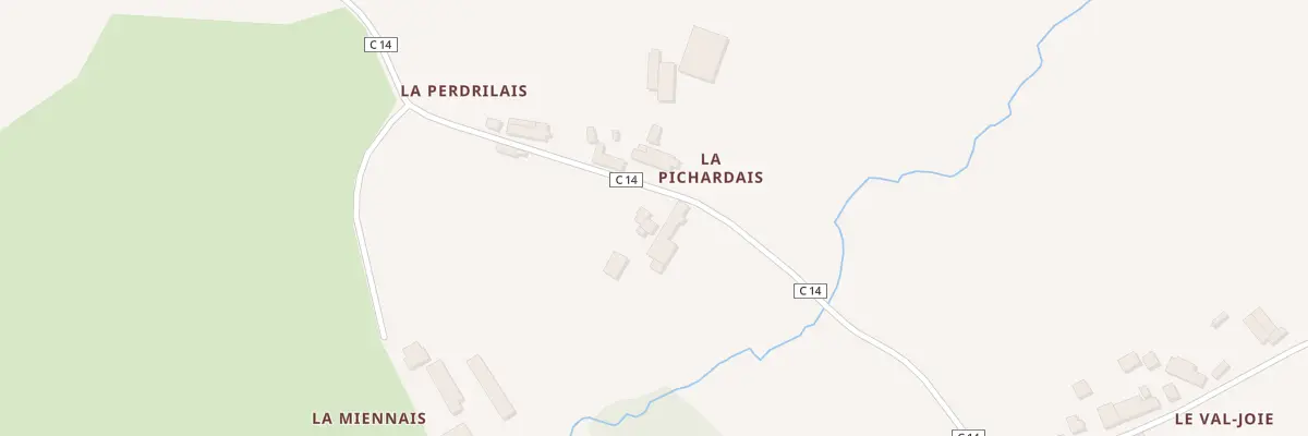 Plan du 5017 La Pichardais à Gahard