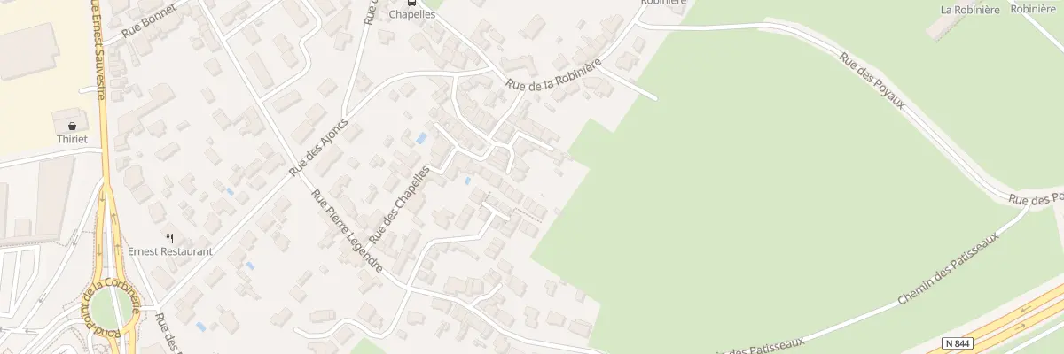 Plan du 25 Rue des Chapelles à Rezé