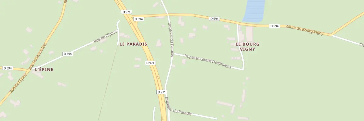Plan du 5057D Le Paradis à Longueville