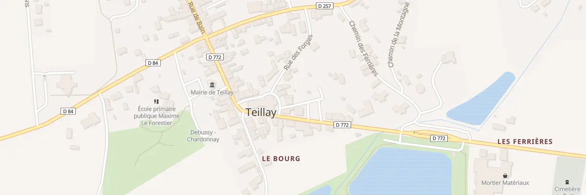 Plan du 1 Che de la Fontaine à Teillay