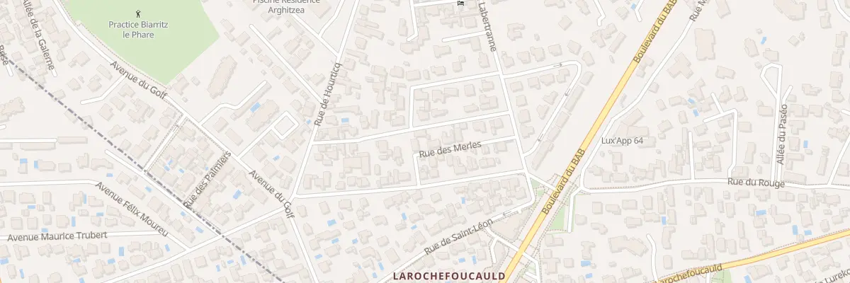 Plan du 10B Rue des Merles à Anglet