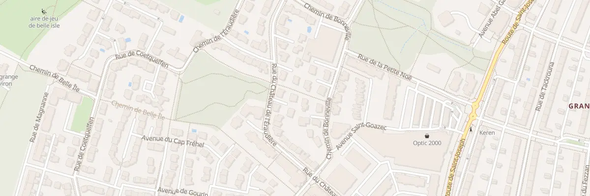 Plan du 34C Rue du Château de l’Eraudière à Nantes