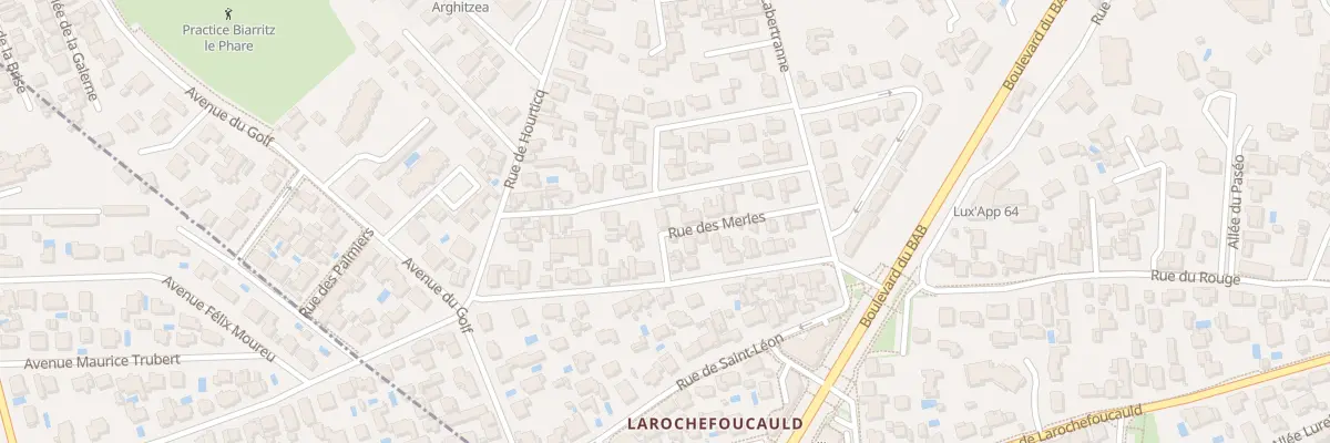 Plan du 12 Rue des Merles à Anglet
