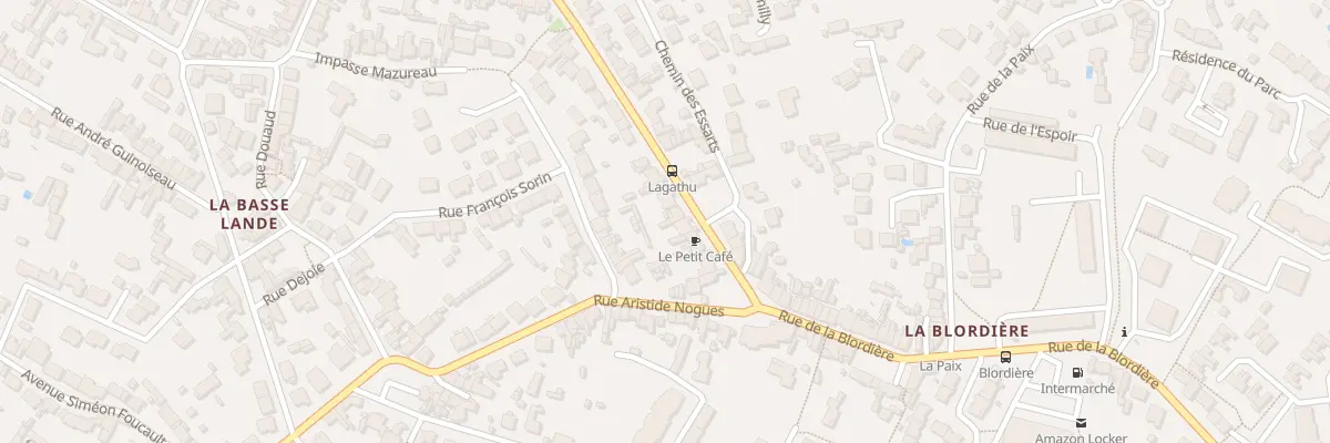 Plan du 11 Rue Maurice Lagathu à Rezé