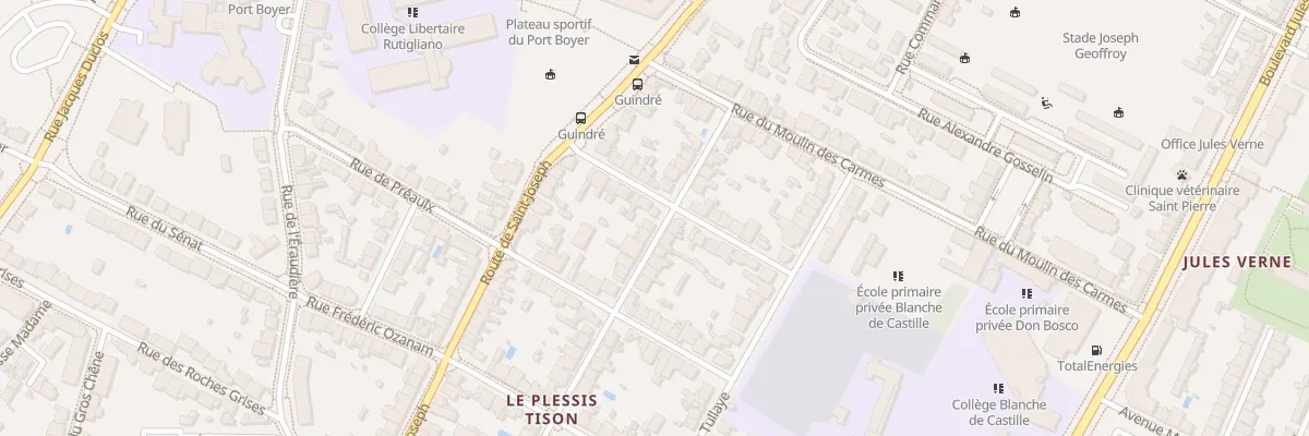 Plan du 14 Rue du Plessis Tison à Nantes