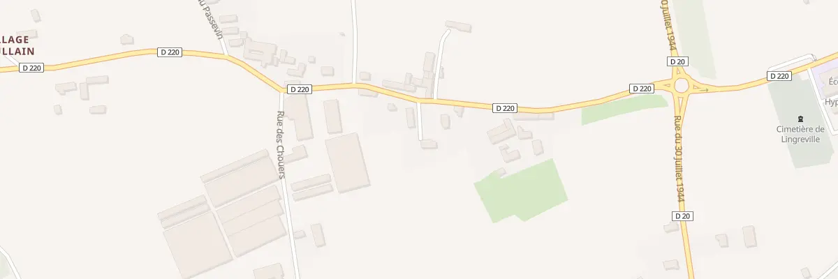 Plan du 11 Rue de Chausey - Lingreville à Tourneville-sur-Mer