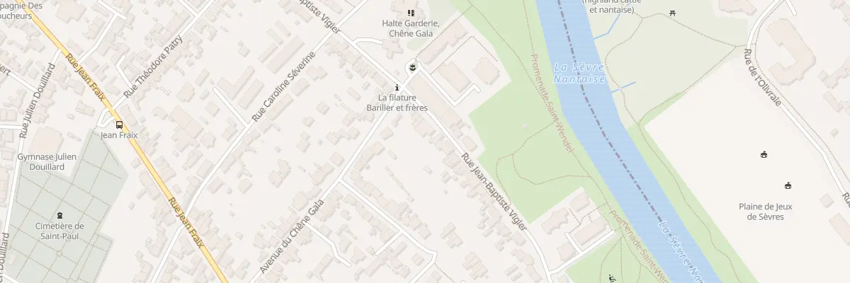 Plan du 120 Rue Jean Baptiste Vigier à Rezé