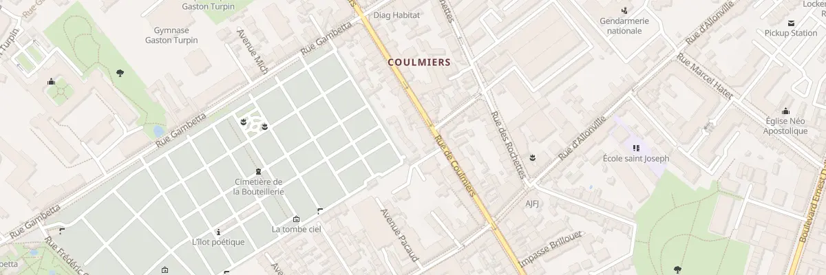 Plan du 47 Rue de Coulmiers à Nantes
