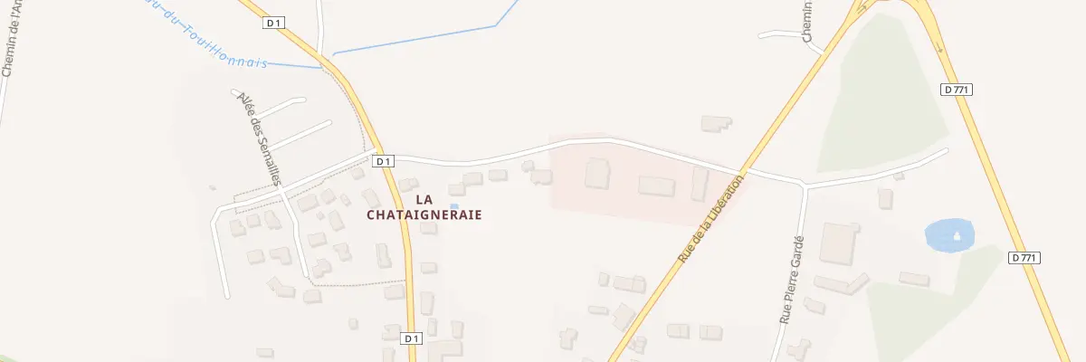 Plan du 170 Rue de la Chataigneraie à Treffieux