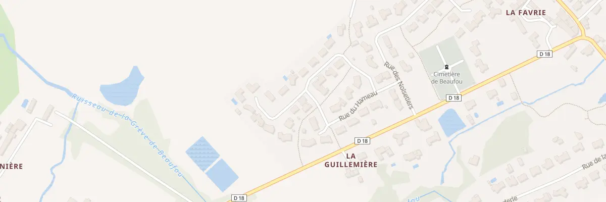 Plan du 15 Rue du hameau à Beaufou