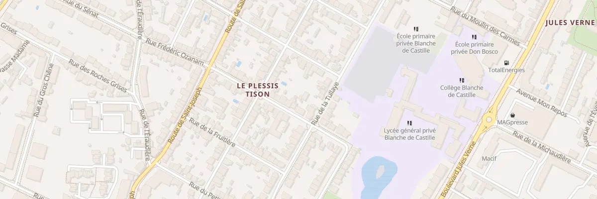Plan du 4 Rue Cheviré à Nantes