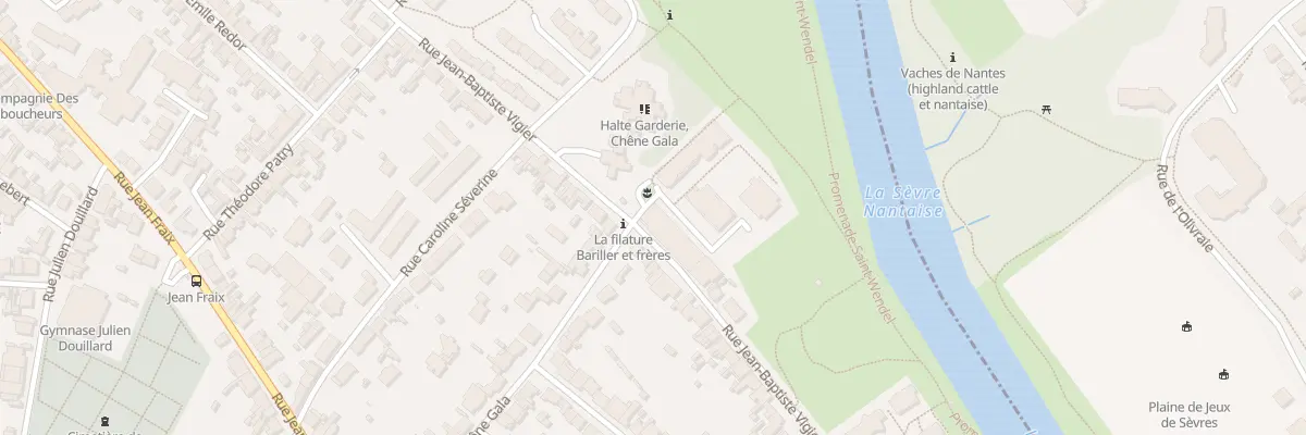 Plan du 123 Rue Jean Baptiste Vigier à Rezé