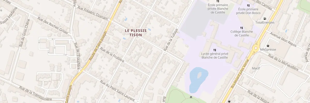 Plan du 1 Rue Cheviré à Nantes