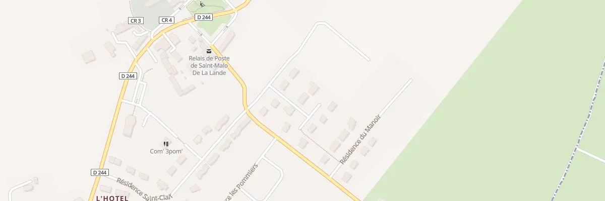 Plan du 14 Res du Manoir à Saint-Malo-de-la-Lande