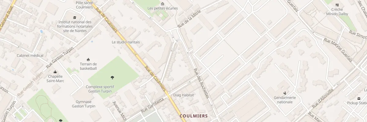Plan du 61 Rue des Rochettes à Nantes