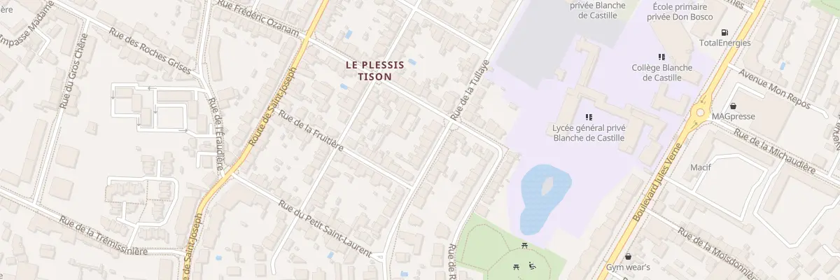 Plan du 50 Rue de la Tullaye à Nantes