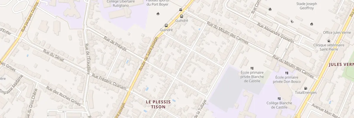 Plan du 20 Rue du Plessis Tison à Nantes