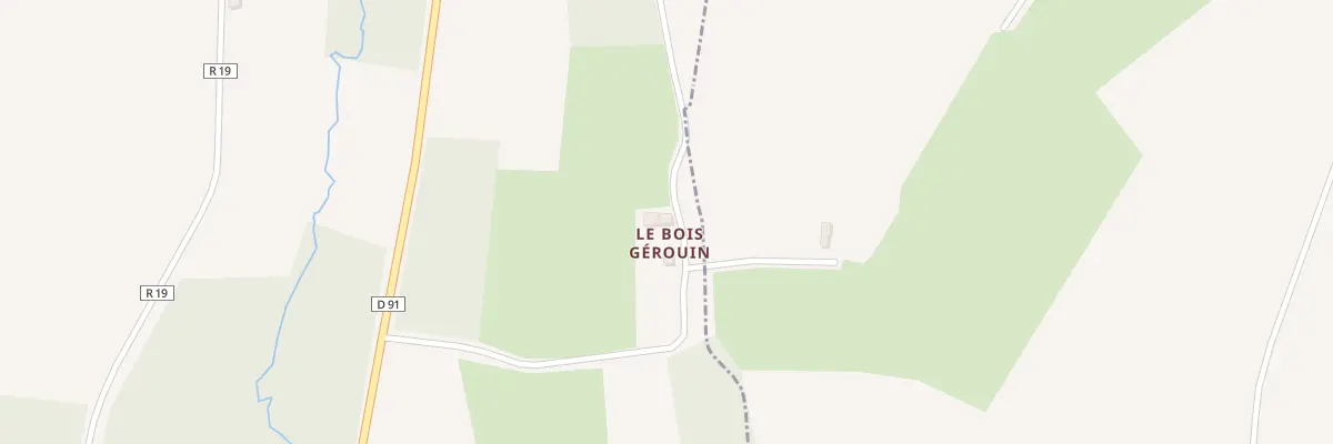 Plan du 2 Le Bois Gerouin à Sougeal