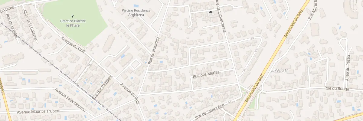 Plan du 12 Rue des Bergeronnettes à Anglet