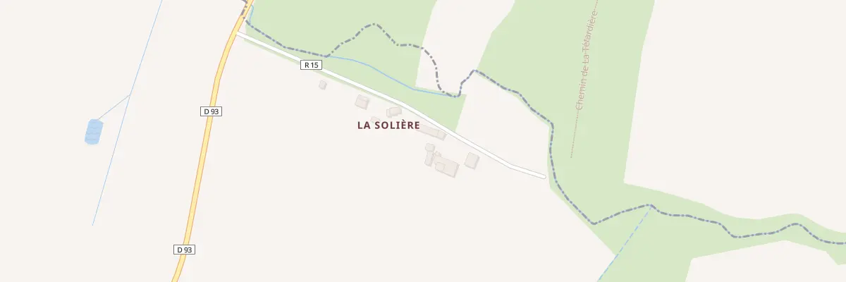 Plan du 6 La Soliere à Tresbœuf