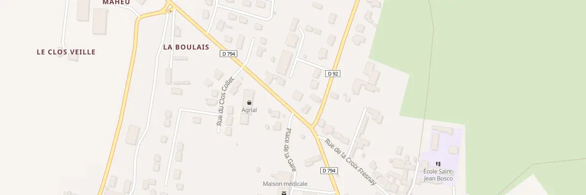 Plan du 5611 Av Bertrand Duguesclin à Sens-de-Bretagne