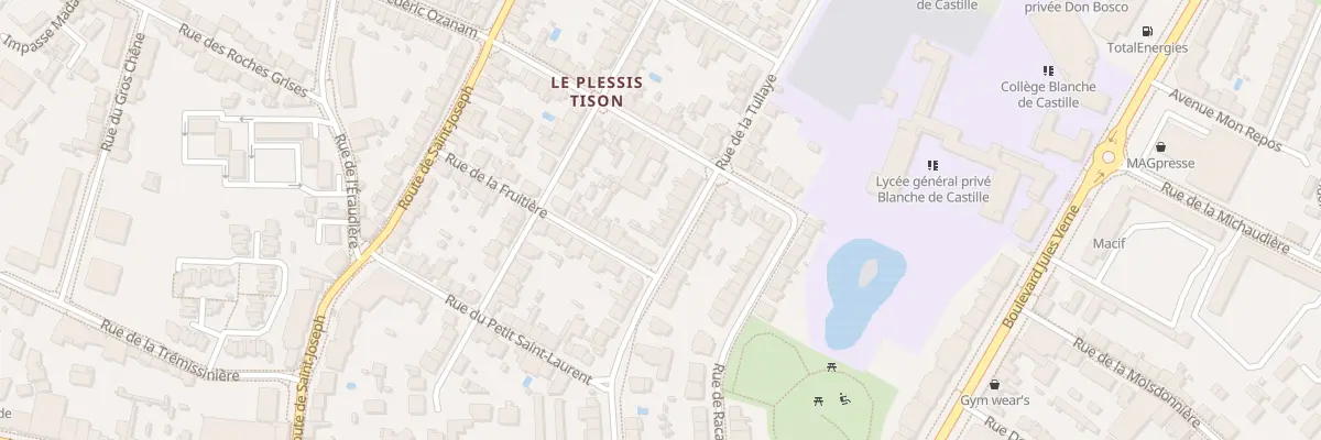 Plan du 54 Rue de la Tullaye à Nantes