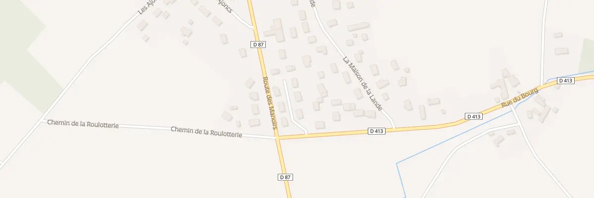 Plan du 7 La Lande au Mesnil-au-Val