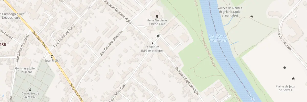 Plan du 116 Rue Jean Baptiste Vigier à Rezé