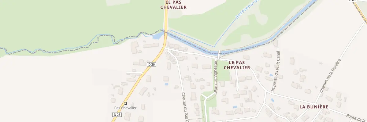 Plan du 54 Rue du pas chevalier à Casson