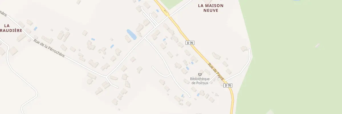 Plan du 41 Rue du vallon de la proustière à Poiroux