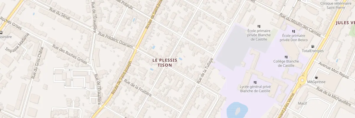 Plan du 33 Rue du Plessis Tison à Nantes