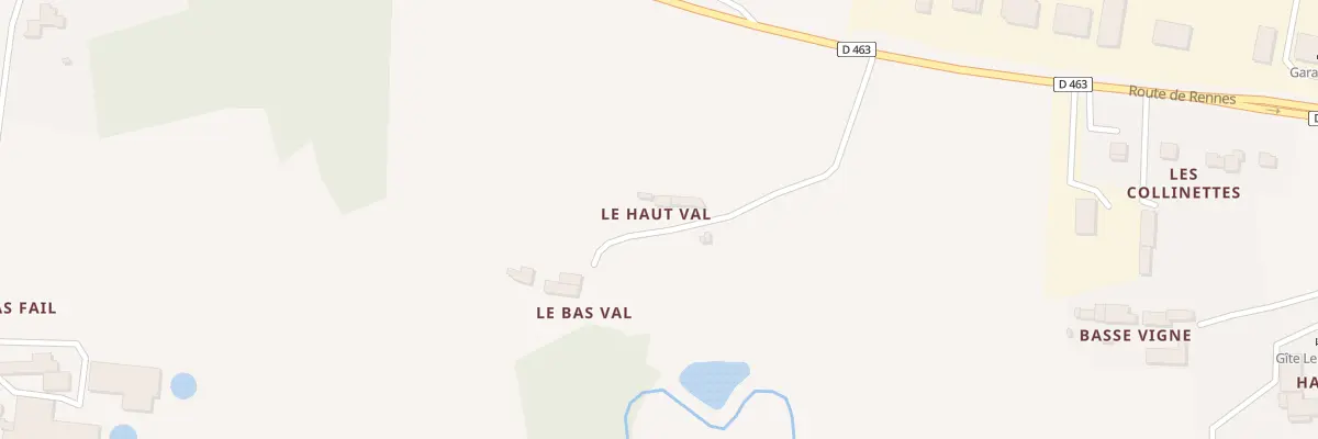 Plan du 19 Rte de Rennes à Domloup