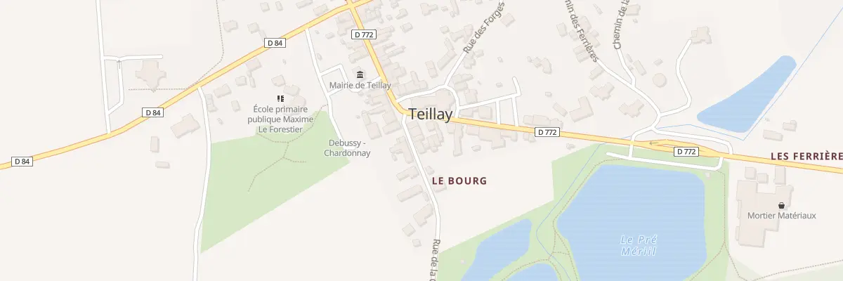 Plan du 1 Rue Saint-eustache à Teillay