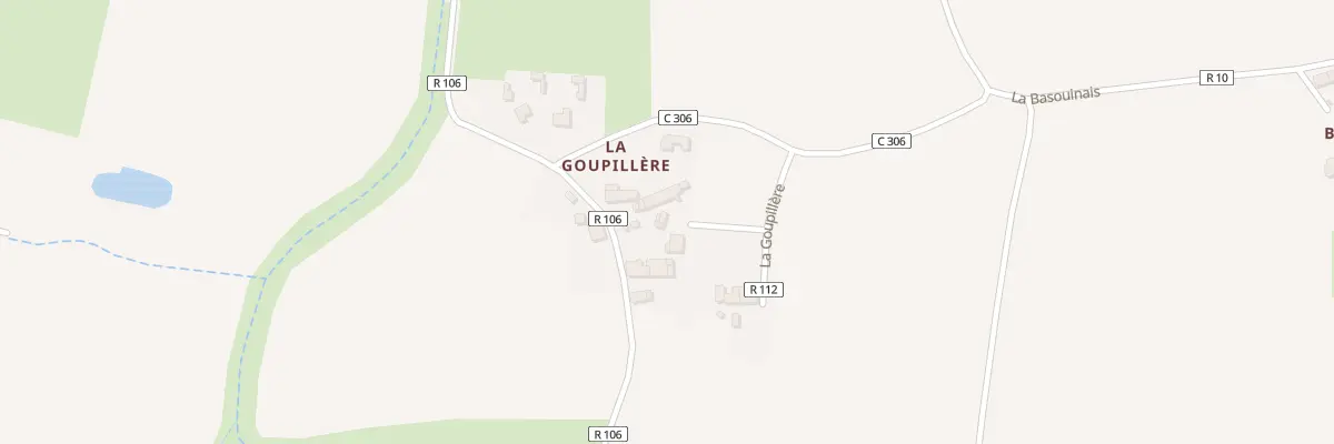 Plan du 4 La Goupillere à Tresbœuf