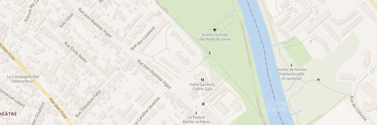 Plan du 2 Imp des Couteaux à Rezé