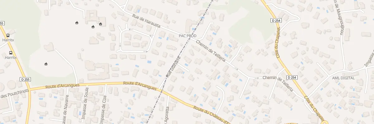 Plan du 12 Rue Dolhare à Arcangues