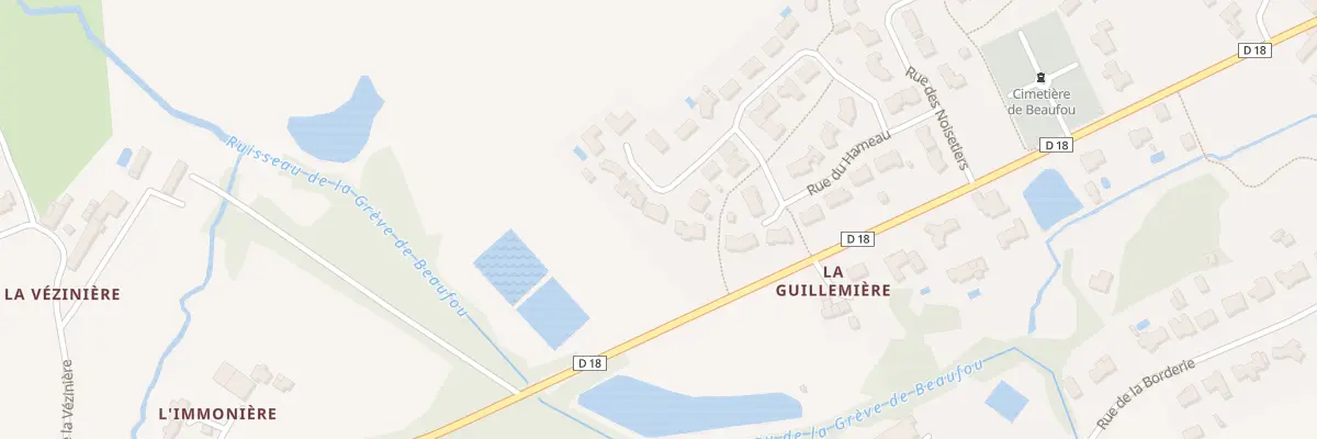 Plan du 25 Rue du hameau à Beaufou