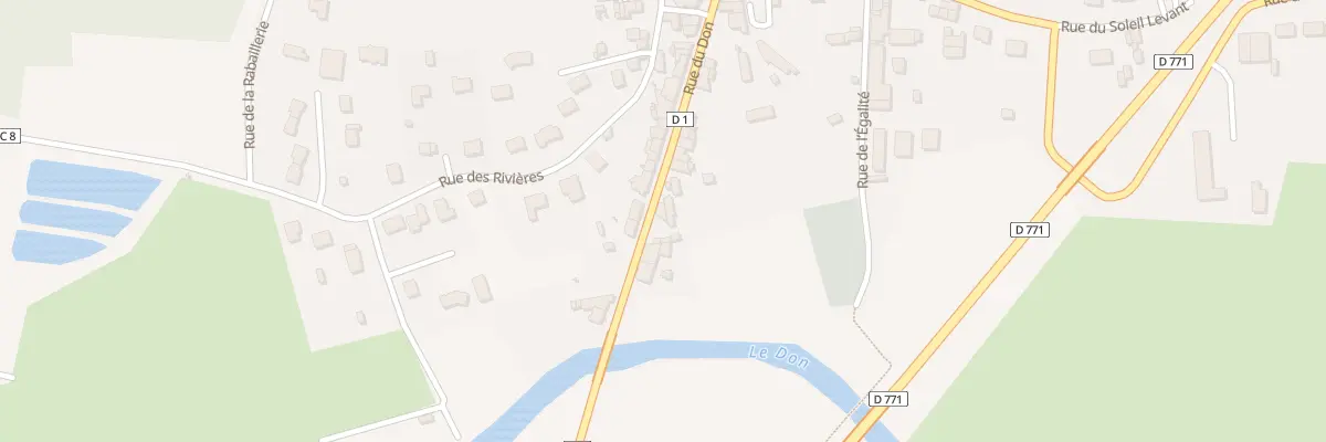 Plan du 25 Rue du Don à Treffieux