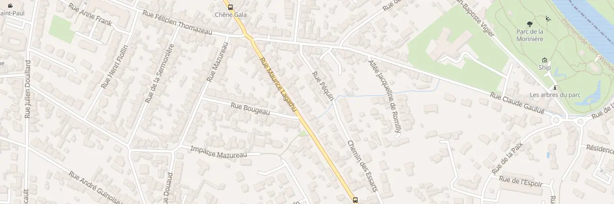 Plan du 38 Rue Maurice Lagathu à Rezé